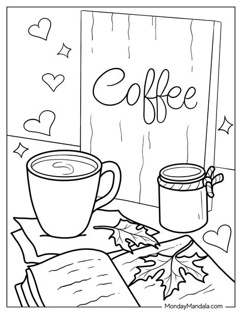 coffee coloring pages|coffee coloring pages for adults.